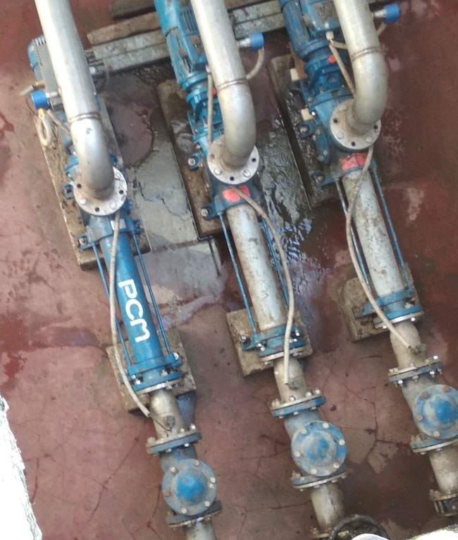 Progressive cavity sludge pumps WWTP Blagoevgrad