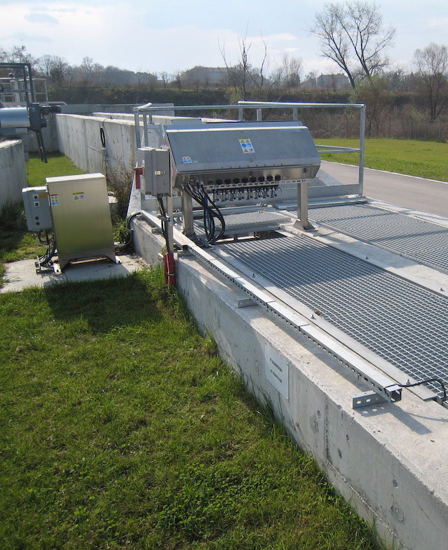 Open channel UV disinfection system for wastewater at WWTP Sevlievo