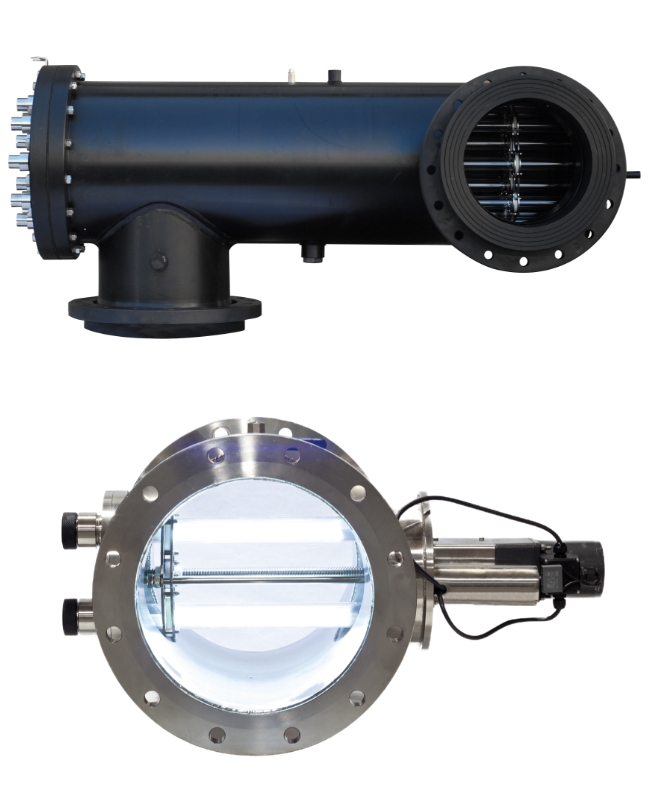 UV системи със затворена камера за рибовъдни ферми - HDPE & MP серия